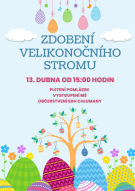 Zdobení velikonočního stromu 1